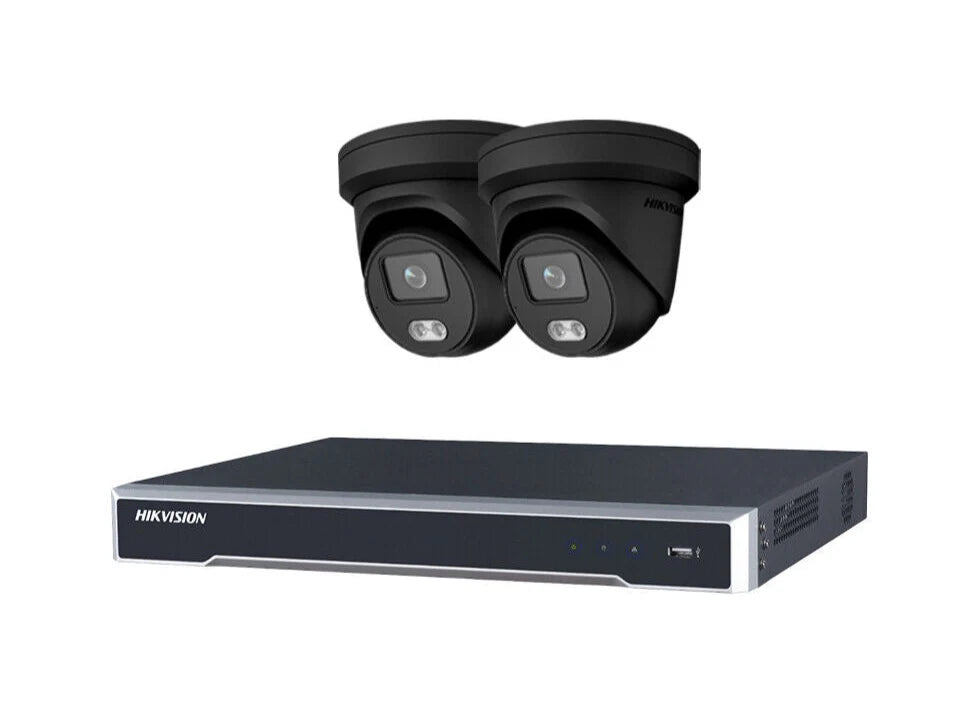 Hikvision 4MP Hybrid Light ColorVu 4 Channel IP CCTV - Kit 1