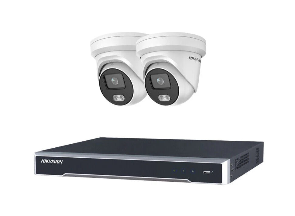 Hikvision 4MP Hybrid Light ColorVu 4 Channel IP CCTV -  Kit 1