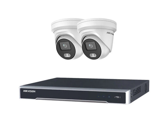 Hikvision 4MP Hybrid Light ColorVu 4 Channel IP CCTV -  Kit 1